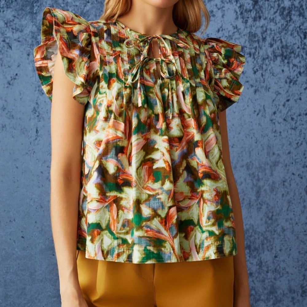 Marie Oliver Quinn Top in Daffodil
